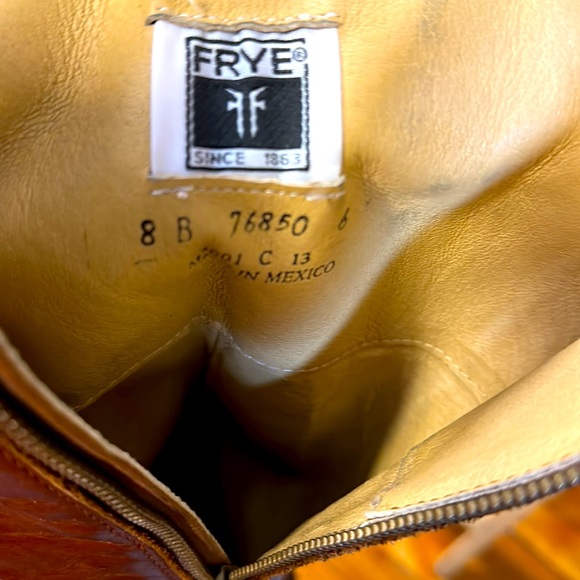 Frye women’s 16” boots w/ full back zippers size 8 new custom soles & heels - Picture 7 of 15